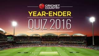 Year-ender 2016: Cricket Quiz
